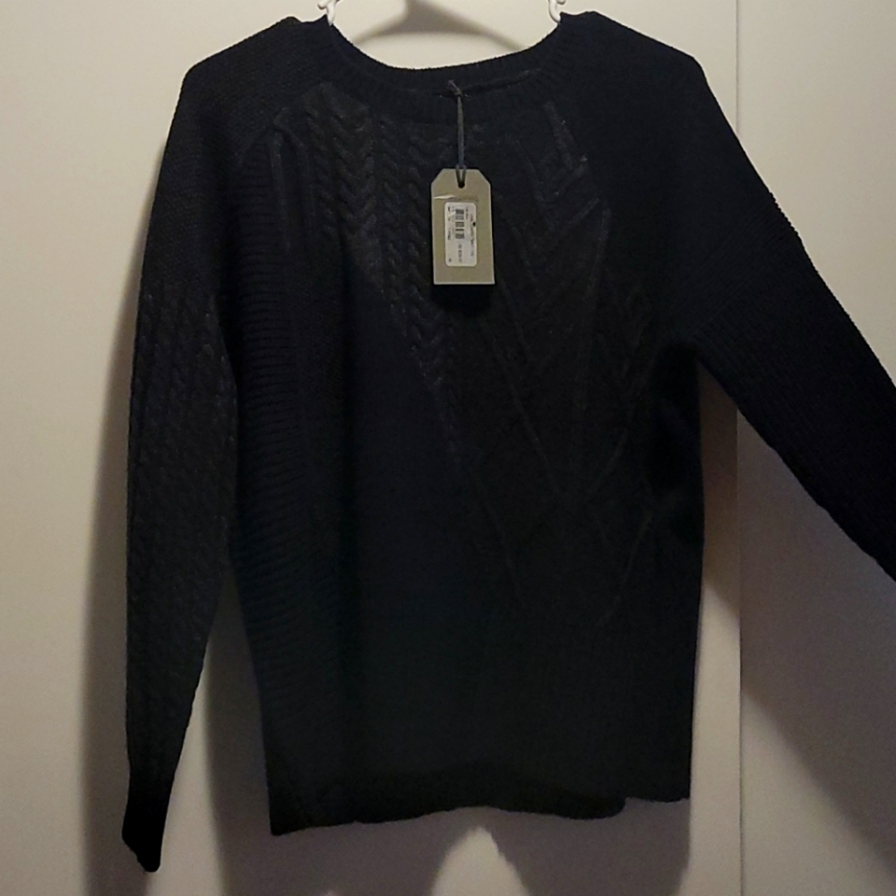 All Saints Black/Gray Sweater